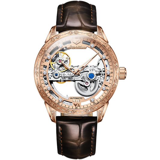 Skeleton Design Mechanical Men's Watch