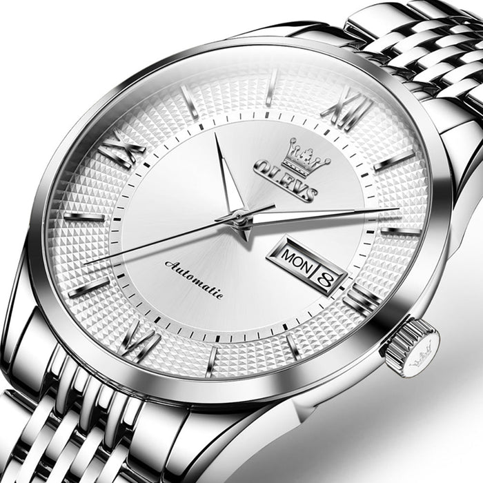 Fully Automatic Mechanical Watch Waterproof Luminous Double Calendar Men's Watch