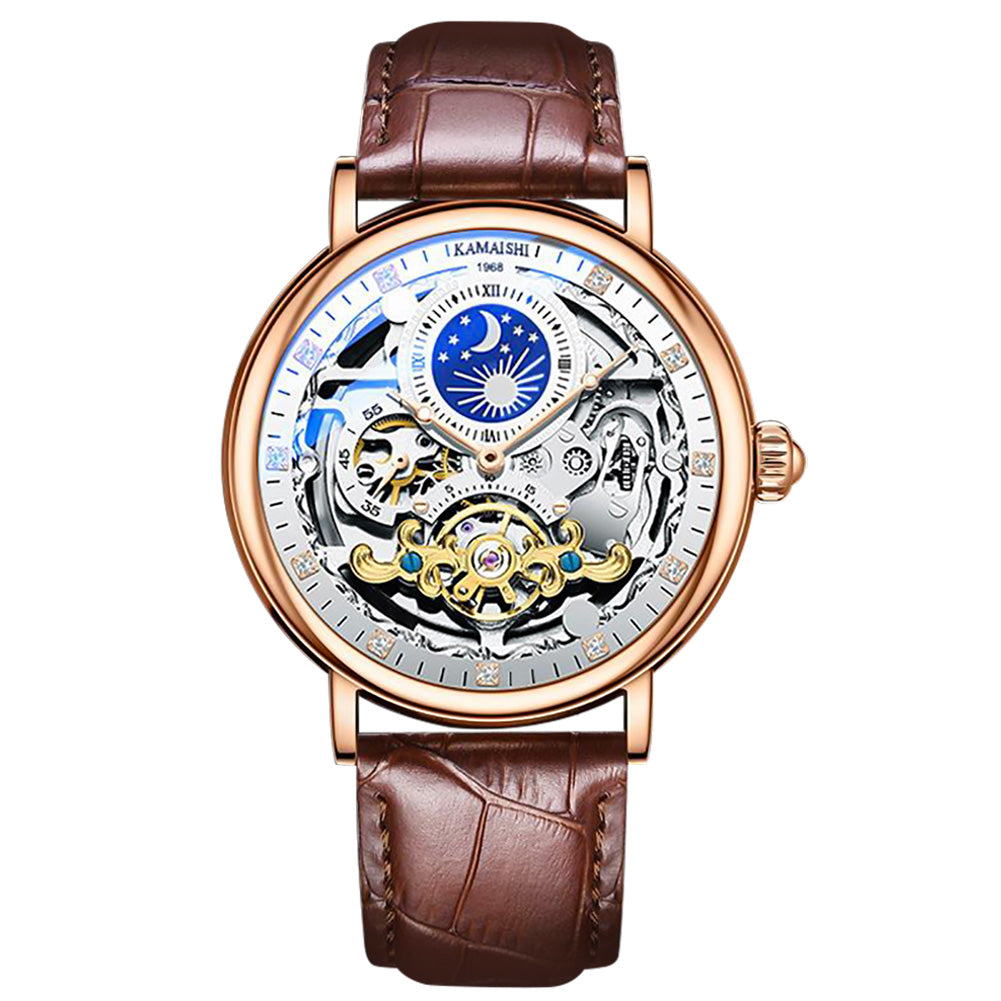 Multi-function Hollow Mechanical Watch Fashion Men's Watch