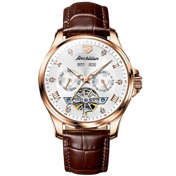 Fully Automatic Mechanical Table Multifunctional Tourbillon Men's Watch
