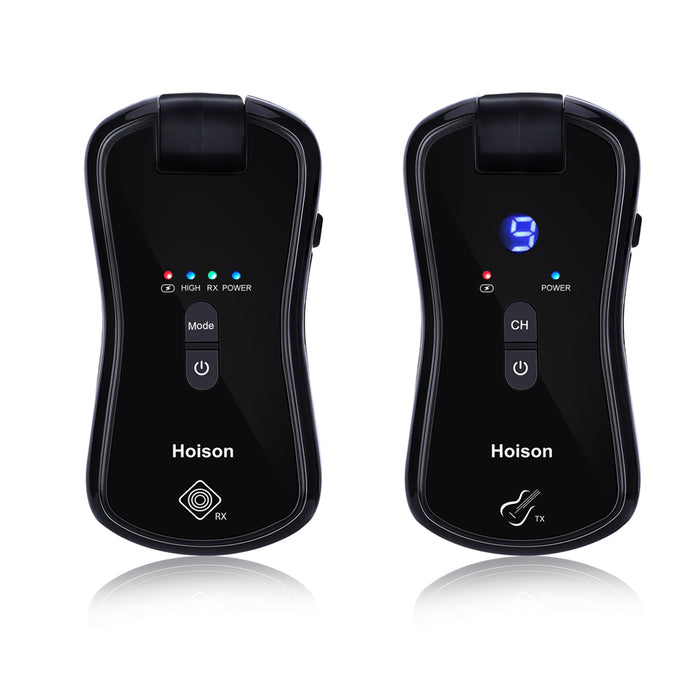 Hoison S8 Wireless Guitar System Wireless Audio Electric Guitar Transmitter Receiver 10 Channels Transmission Range High Frequency