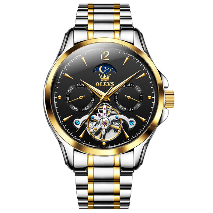 Multifunctional Tourbillon Mechanical Watch Luminous Men's Watch