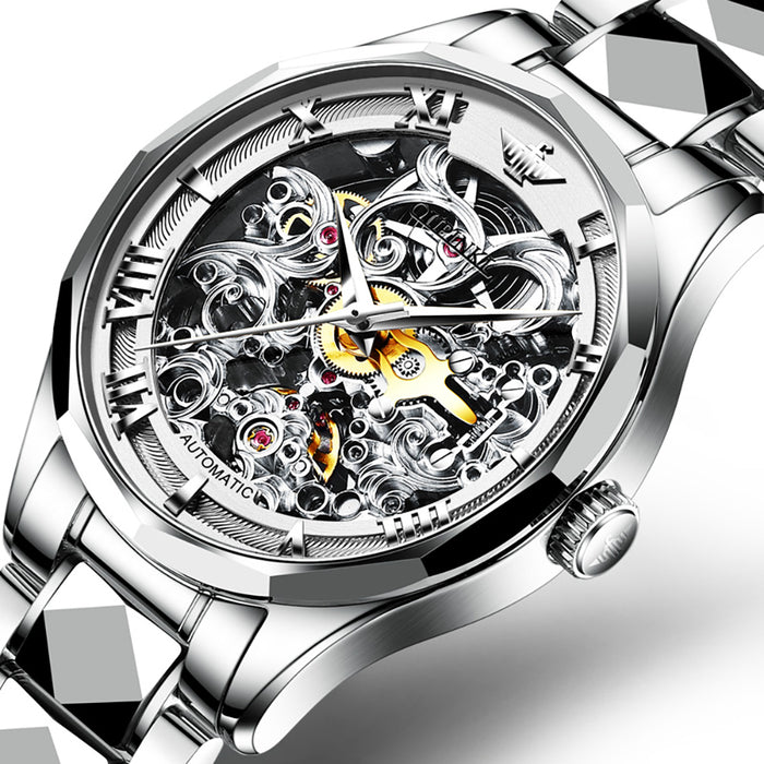 Skeleton Automatic Mechanical Men’ s Watches