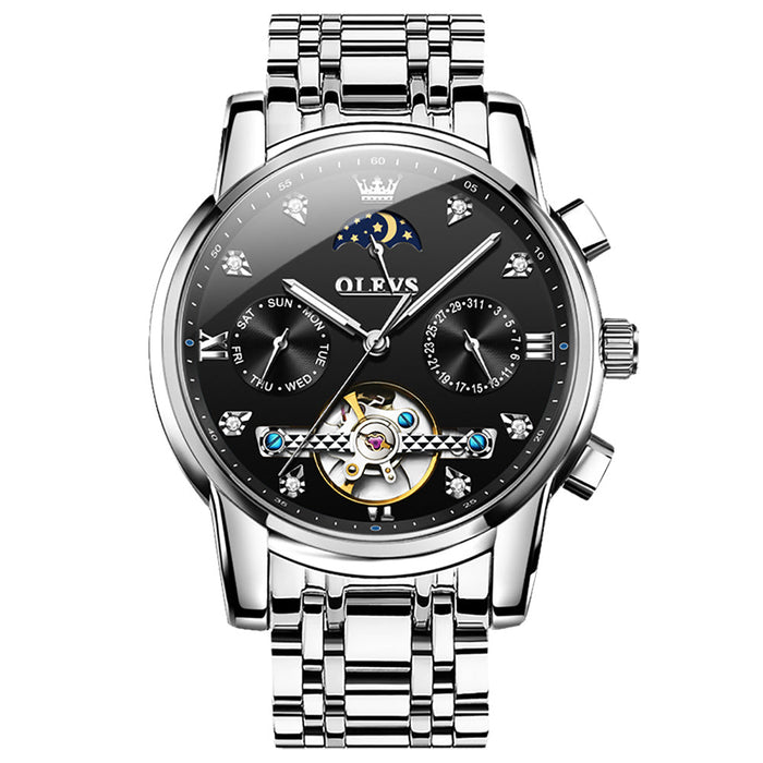 Hollow Out multi-function Automatic Mechanical Watch Men's Watch