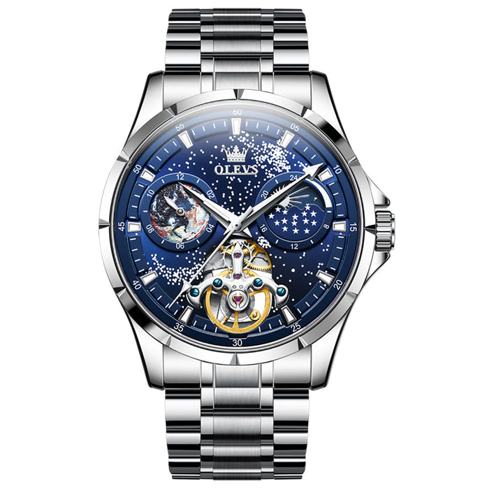 Fashionable Novel Star Element Waterproof Mechanical Watch Men's Watch