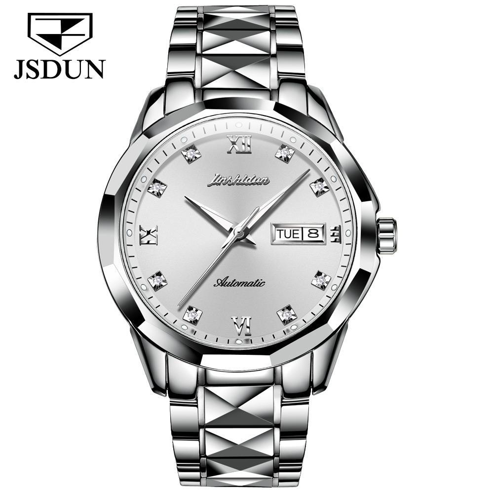 Tungsten Steel Waterproof Automatic Mechanical Business Men's Watch(2 items 20% off)