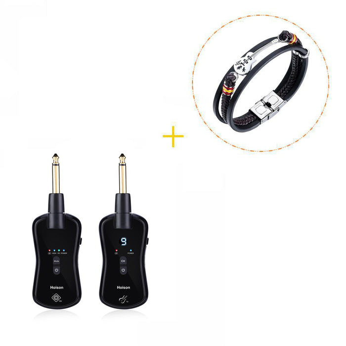 Hoison S8 Wireless Guitar System Wireless Audio Electric Guitar Transmitter Receiver 10 Channels Transmission Range High Frequency