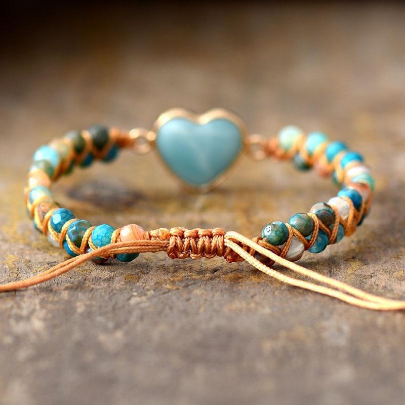 FROM THE HEART AMAZONITE BRACELET